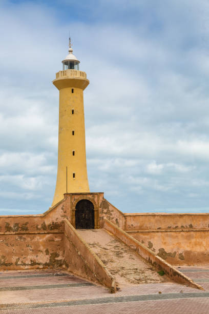 istock Lighthouse on the coast of Rabat, Morocco 671728082