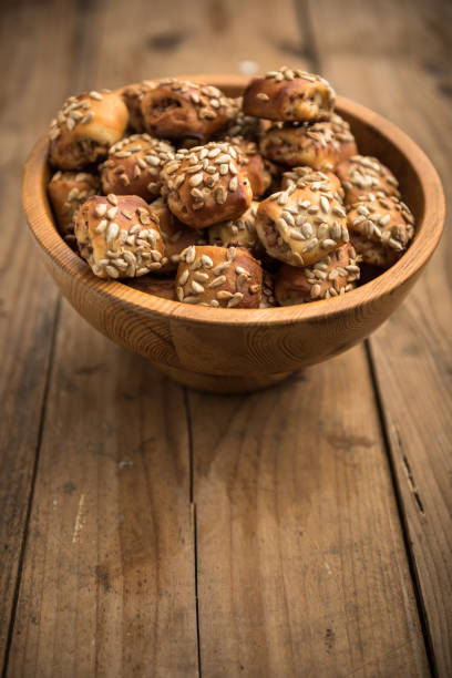 istock Meat nazooks with sunflower seeds on top 671730480