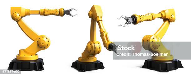 Industrieroboter Stockfoto und mehr Bilder von Industrieroboter-Arm - Industrieroboter-Arm, Arm - Anatomiebegriff, Roboter