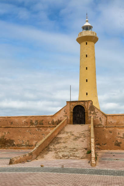 istock Lighthouse on the coast of Rabat, Morocco 671737652
