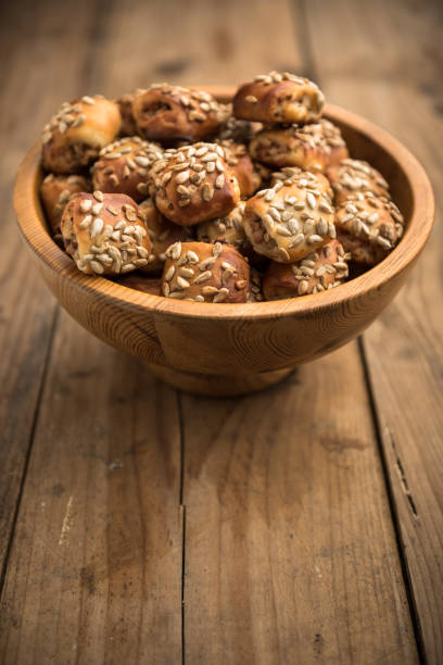 istock Meat nazooks with sunflower seeds on top 671737948