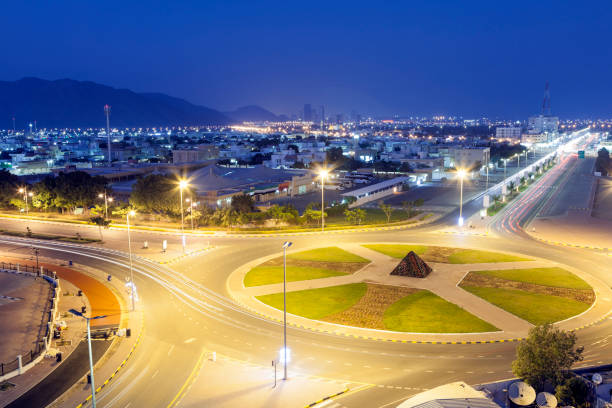 istock Fujairah City at night, UAE 671744354