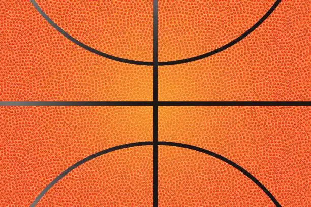 Vector illustration of Basketball background, vector