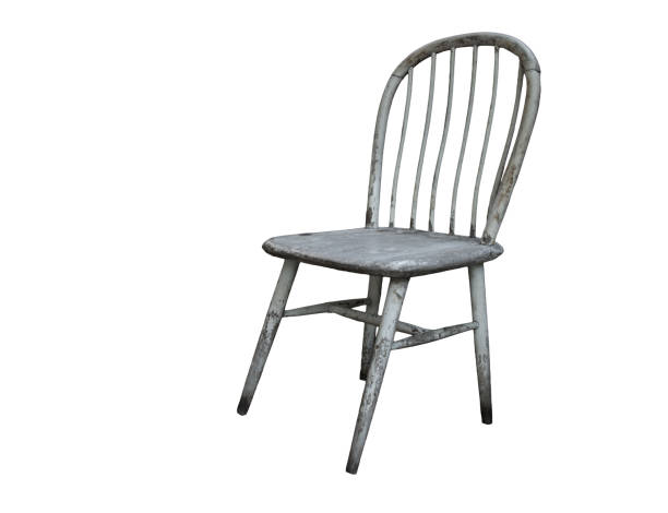 istock Isolated vintage old chair 671753840