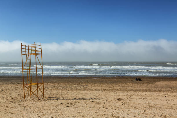 Morning at Marock's Atlantic coast near the medieval town of El Jadida