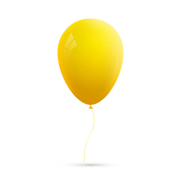 istock Colorful gold balloon with reflection and shiny light. Holiday decorations design 671754520