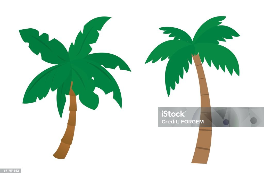 Ilustración de Conjunto De Palmeras De Dibujos Animados Con El Tronco Marrón Y Verde Hojas Pintadas Por Diseño Plano Ilustración De Vectores Aislado Sobre Fondo Blanco y más Vectores Libres de Derechos Ilustración de Conjunto De Palmeras De Dibujos Animados Con El Tronco Marrón Y Verde Hojas Pintadas Por Diseño Plano Ilustración De Vectores Aislado Sobre Fondo Blanco y más Vectores Libres de Derechos