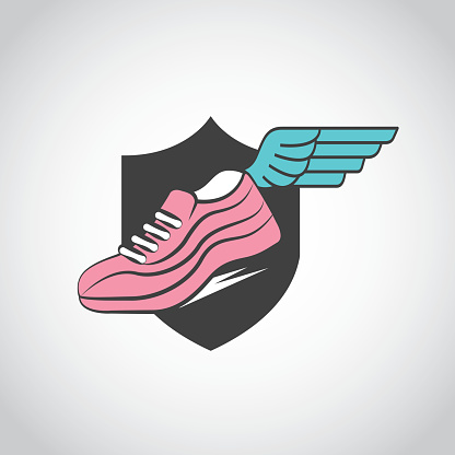 Sport Running Shoes Stock Illustration - Download Image Now - Active  Lifestyle, Adult, Adults Only - iStock