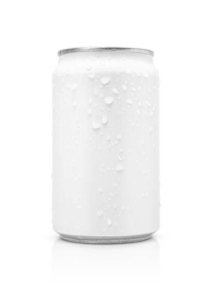 istock blank packaging beverage tin can with water drops isolated on white background 671773566
