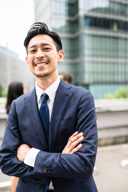 istock Japanese business persons have fun and laughing 671819592