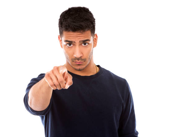 young indian man wearing dark blue sweater