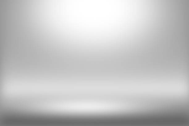 istock Product Showscase Spotlight Background - Elevated Round Platform in White Clear Photographer Studio 671835790