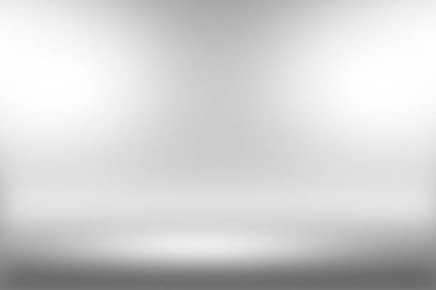 istock Product Showscase Spotlight Background - Elevated Round Platform in White Clear Photographer Studio 671838618