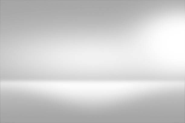 istock Product Showscase Spotlight Background - Crisp and Clear Infinite Horizon White Floor 671855346