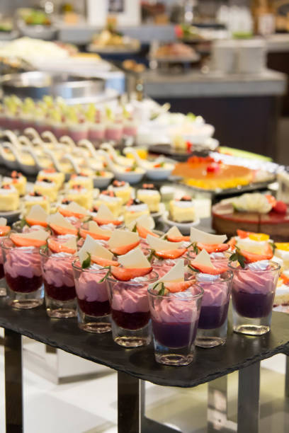 istock decoration buffet banquet dessert table cakes 671866600
