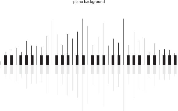 abstrakt hintergrund mit klavier schlüssel. - vintage toning stock-grafiken, -clipart, -cartoons und -symbole
