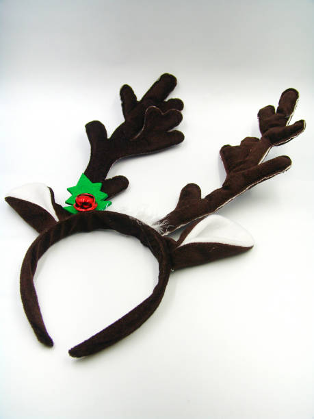 istock Christmas antler headband 671878164