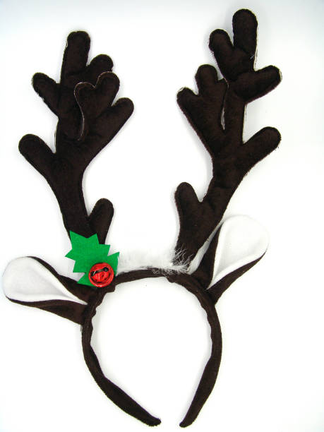 istock Christmas antler headband 671879810
