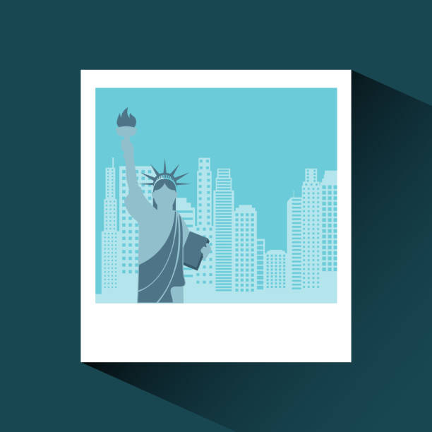 뉴욕시 디자인 - new york city stock illustrations