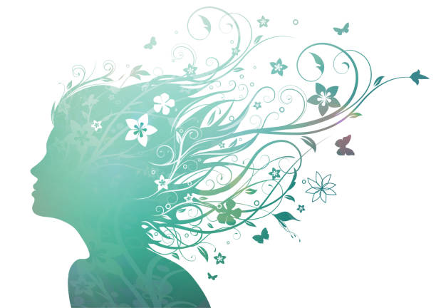 Silhouette Of A Fairy Hair Illustrations, Royalty-Free Vector Graphics &  Clip Art - iStock
