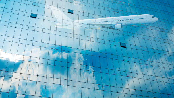 istock facade skycrper building architecture and cloud on glass curtain wall (for background) 671895958