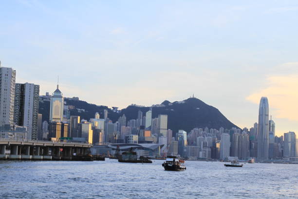 istock photo taken from Victoria Harbor 671906540