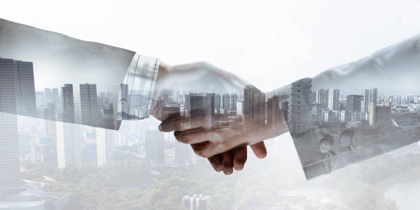 istock In rythm of modern business . Mixed media 671913218