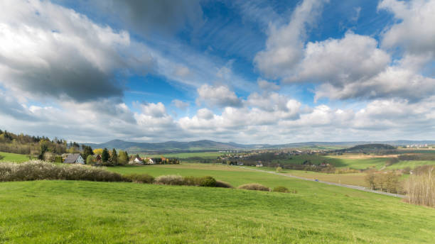 Zittau mountains in the Upper Lusatia