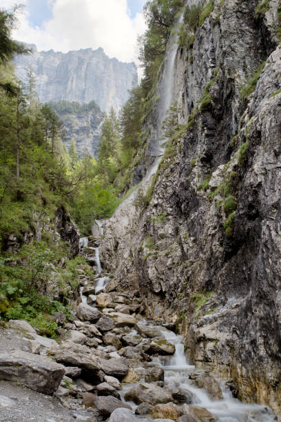 istock Small waterfall on the descent from the Rosenlauischlucht 671934262