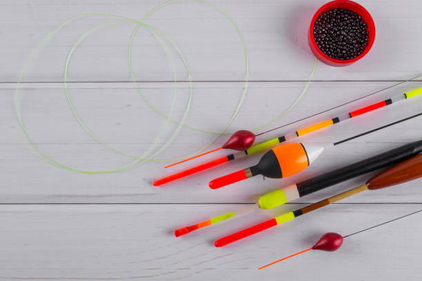 istock Set of fishing floats 671942160