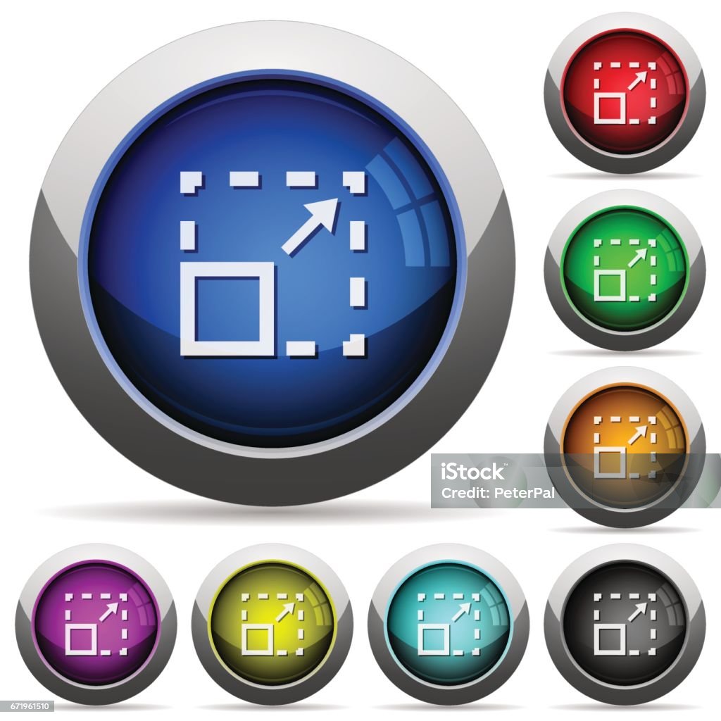 Maximize Button Image Download Maximize Element Button Set Stock Illustration - Download Image Now ...