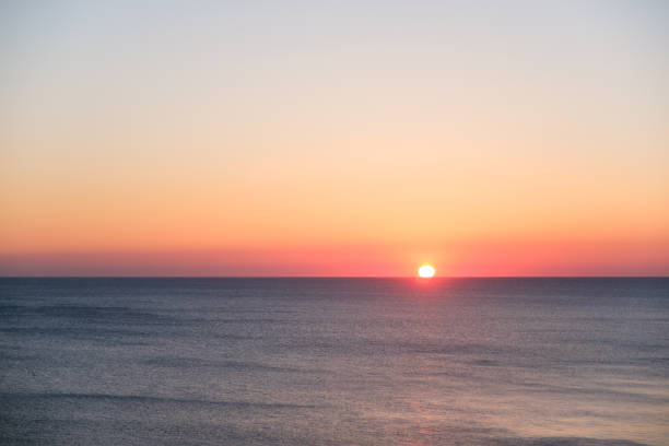 istock sunset over the sea, scenic seascape at evening 671968546