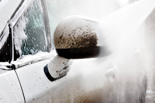 Car wash. stock photo