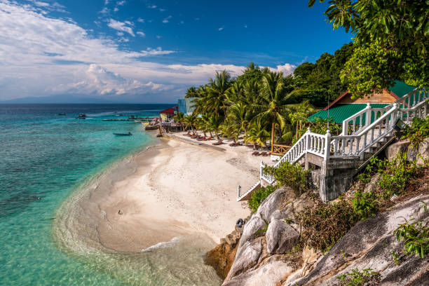 piękna plaża - terengganu zdjęcia i obrazy z banku zdjęć