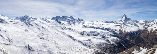 istock Panoramic view of Swiss Alps and Matterhorn 671991548
