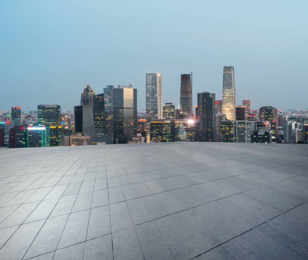 istock The City Parking Lot at Dusk 671998358
