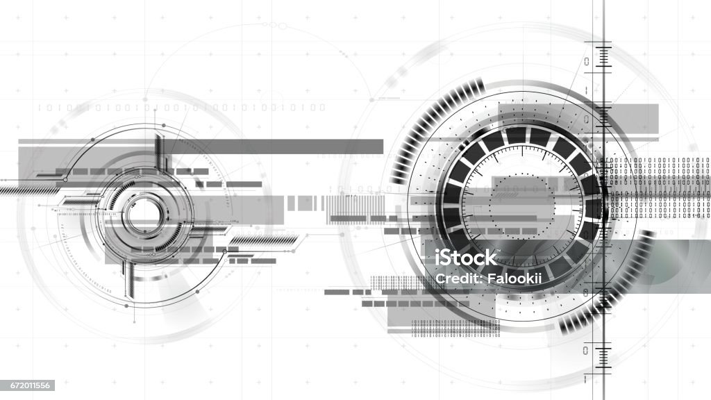 Technological space drawing interface vector background abstract Technological space drawing interface vector background abstract design Abstract stock vector