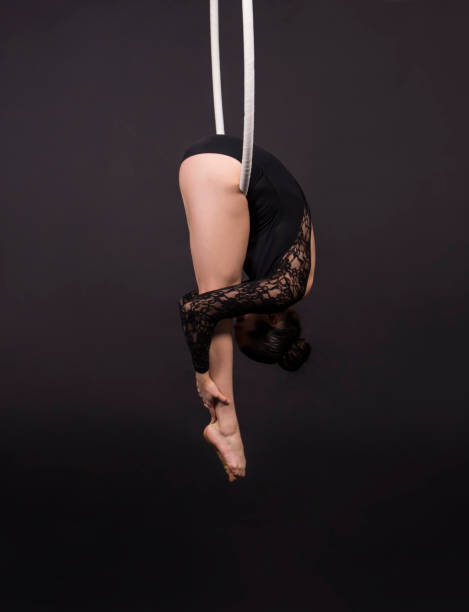 istock Aerial acrobat in the ring. 672036902