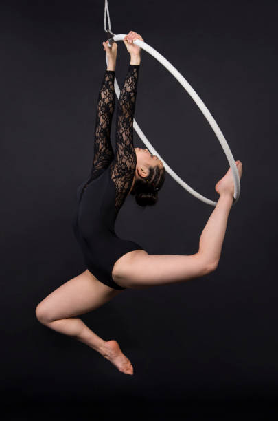 istock Aerial acrobat in the ring. 672036998