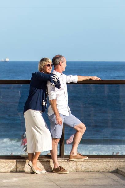 istock Mature couple at balcony 672056242