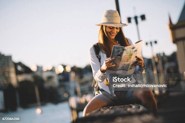 Focusing On City Map Stock Photo - Download Image Now - Travel, World Map, Journey