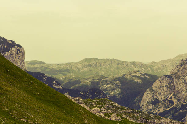 Montenegro. The Durmitor National Park. It includes the Black Lake, pass Saddle pass Bear, mountain  Bobotov Kuk. The National Park is considered one of the best places in Europe to rock climbing and mountaineering.
