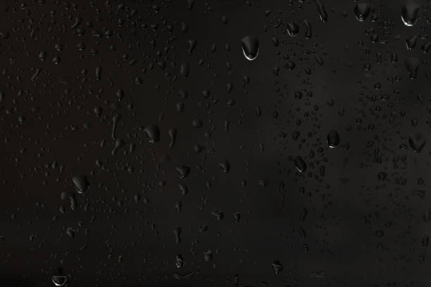 istock Drops of water on the glass 672106860