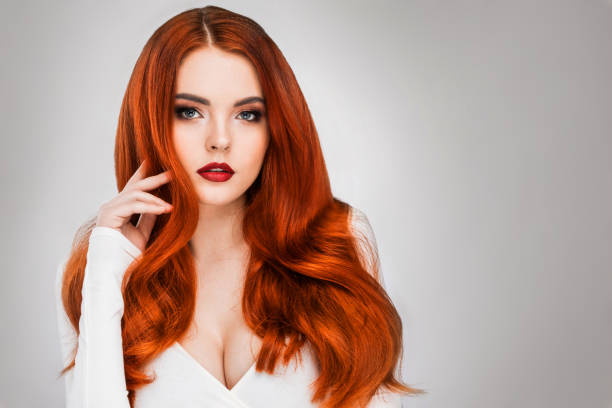istock Gorgeous redhead girl 672109050