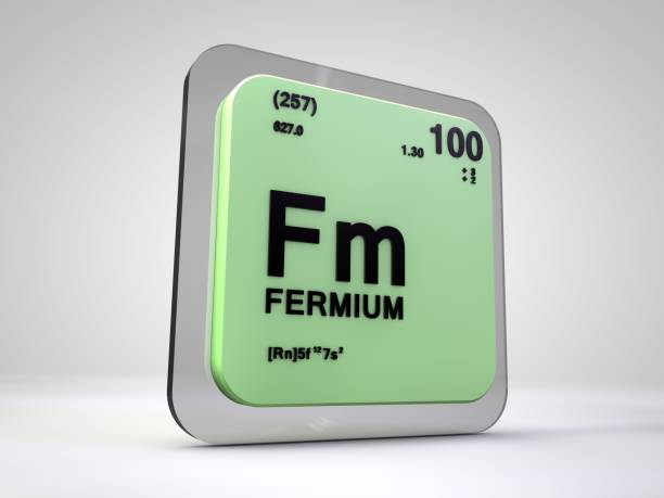 fermium - Fm - chemical element periodic table 3d illustration fermium - Fm - chemical element periodic table 3d illustration fermium stock pictures, royalty-free photos & images