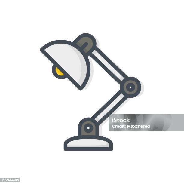 Service Office Work Colored Icon Table Holder Stock Illustration - Download Image Now - Art, Black Color, Clip Art