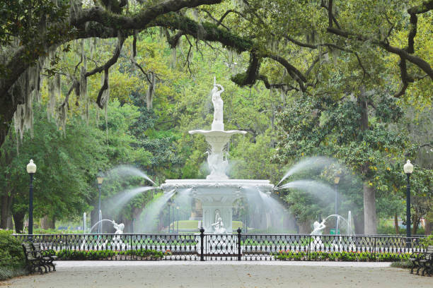 istock Forsyth Park - Savannah - Georgia 672145946