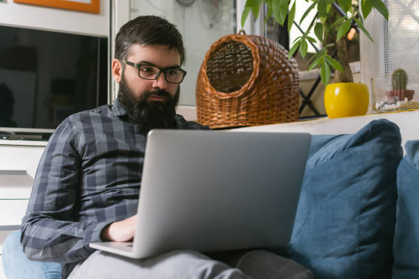 istock Start-up businessman working on laptop 672156164