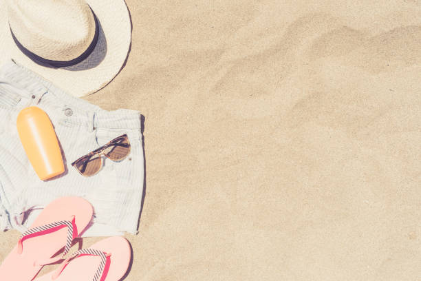 istock Women's beach or summer outfit 672156416