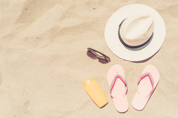 istock Women's beach or summer outfit 672156604